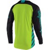 CAMISOLA TROY LEE DESIGNS 2021 GP AIR DRIFT - PRETO / VERDE TURQUES